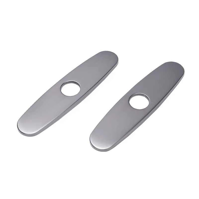 Hot Selling Nickle Brushed Stainless Steel Kitchen Faucet Hole Cover Deck Base Plate for Kitchen Sink or Bathroom