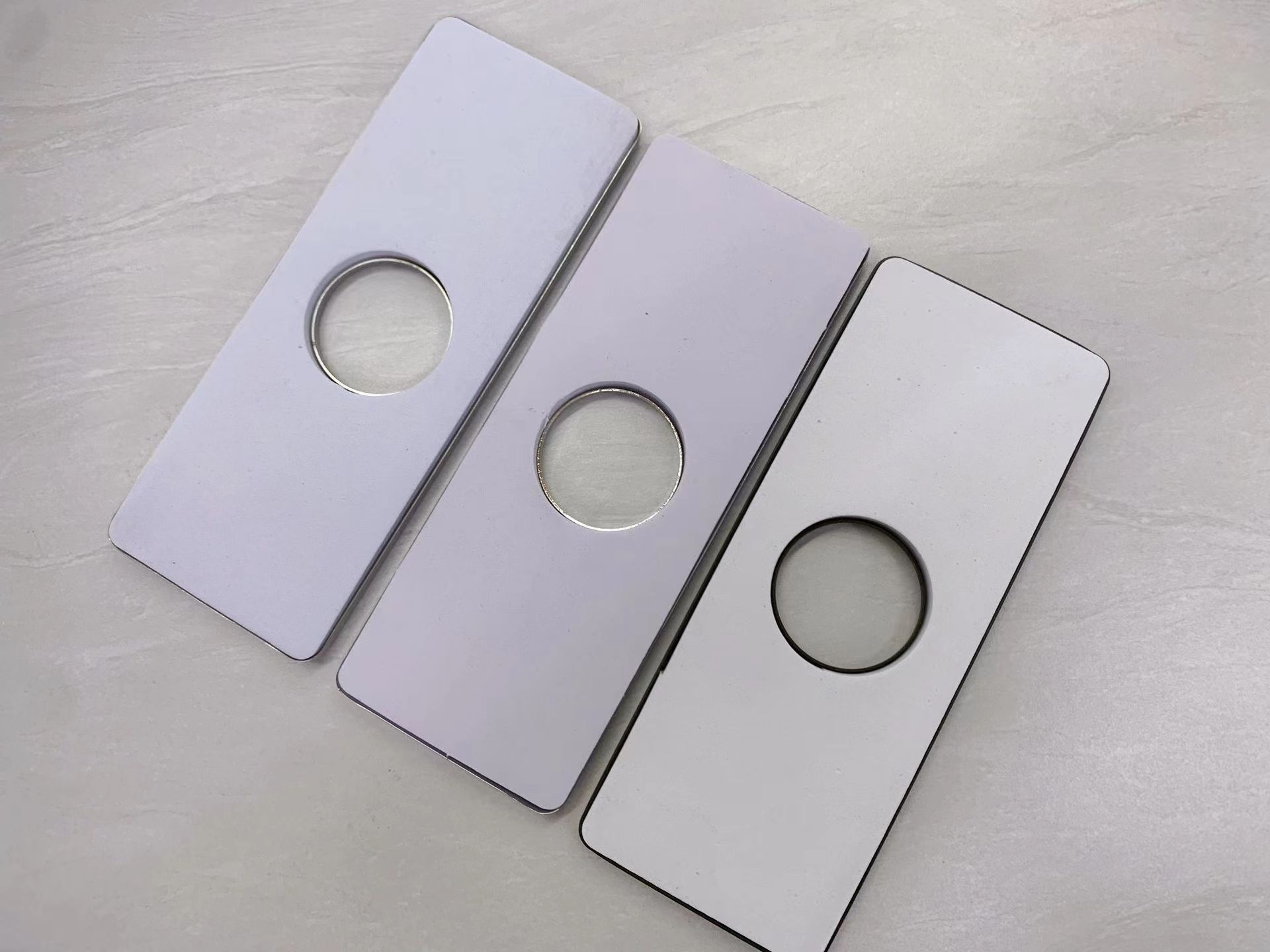 Hot Selling 6inch Chrome Stainless Steel Basin Faucet Hole Cover Deck Base Plate for Bathroom