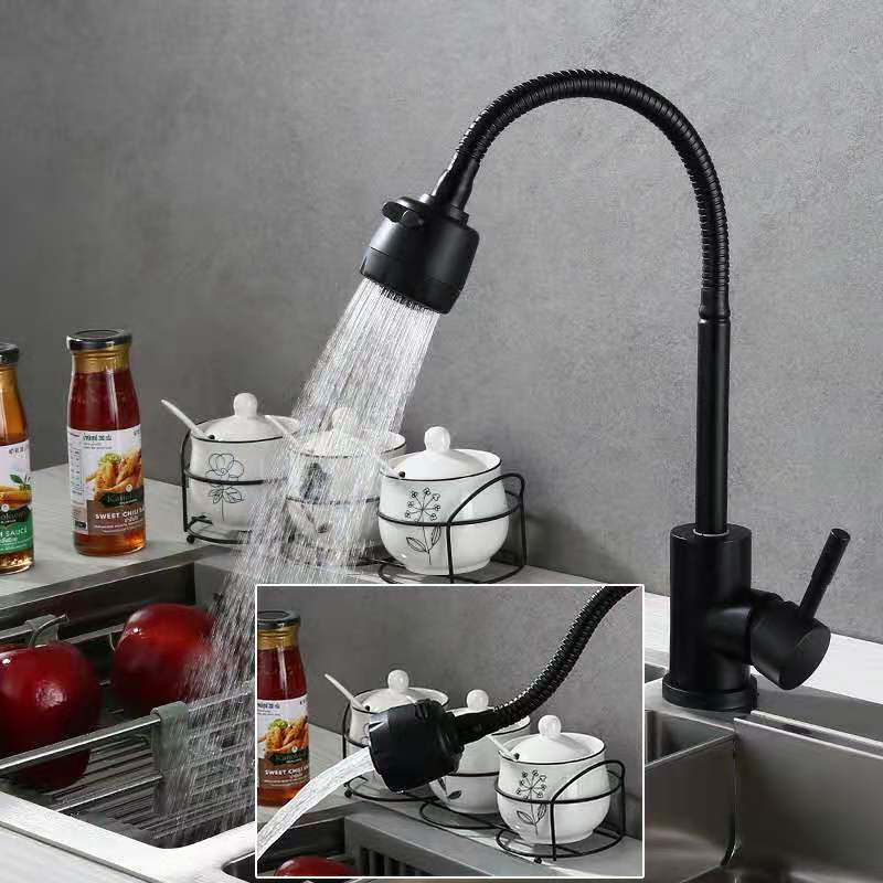 Commercial torneira de cozinha Hot And Cold Water Tap 360 Swivel Flexible Spray SUS304 Universal Kitchen Sink Faucet