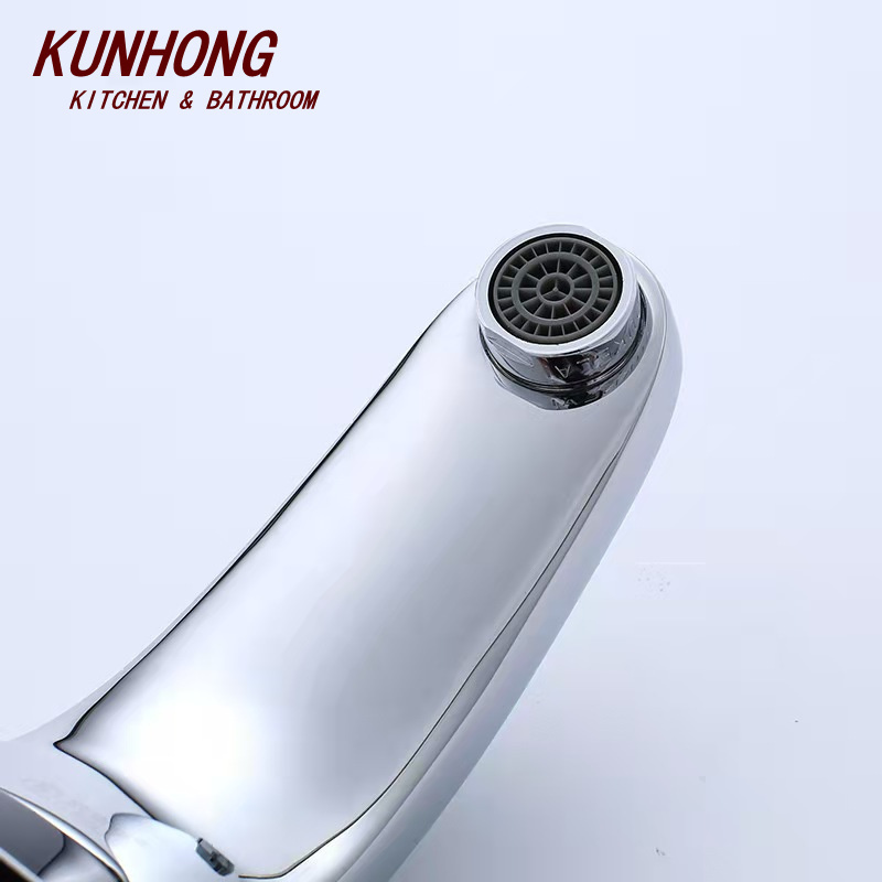 Hotel Public Bathroom Touchless Automatic Sensor Lavatory Tap Brass  Smart Touch Sensor Basin Faucet