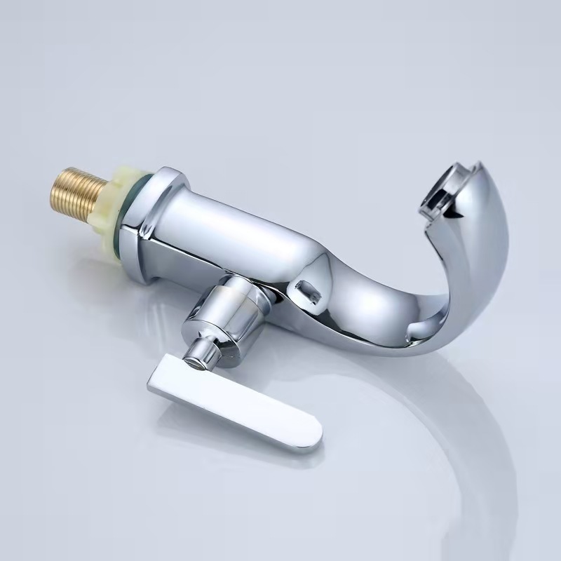 Thailand Hot Selling Export Single Lever Single Cold Water Chrome Zinc Basin Faucet Tap On Sale