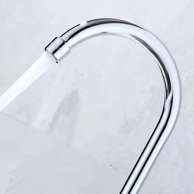 Wholesale Simply Polished Chrome Silver Sink Faucet Single Cold Water Stainless Steel Kitchen Tap