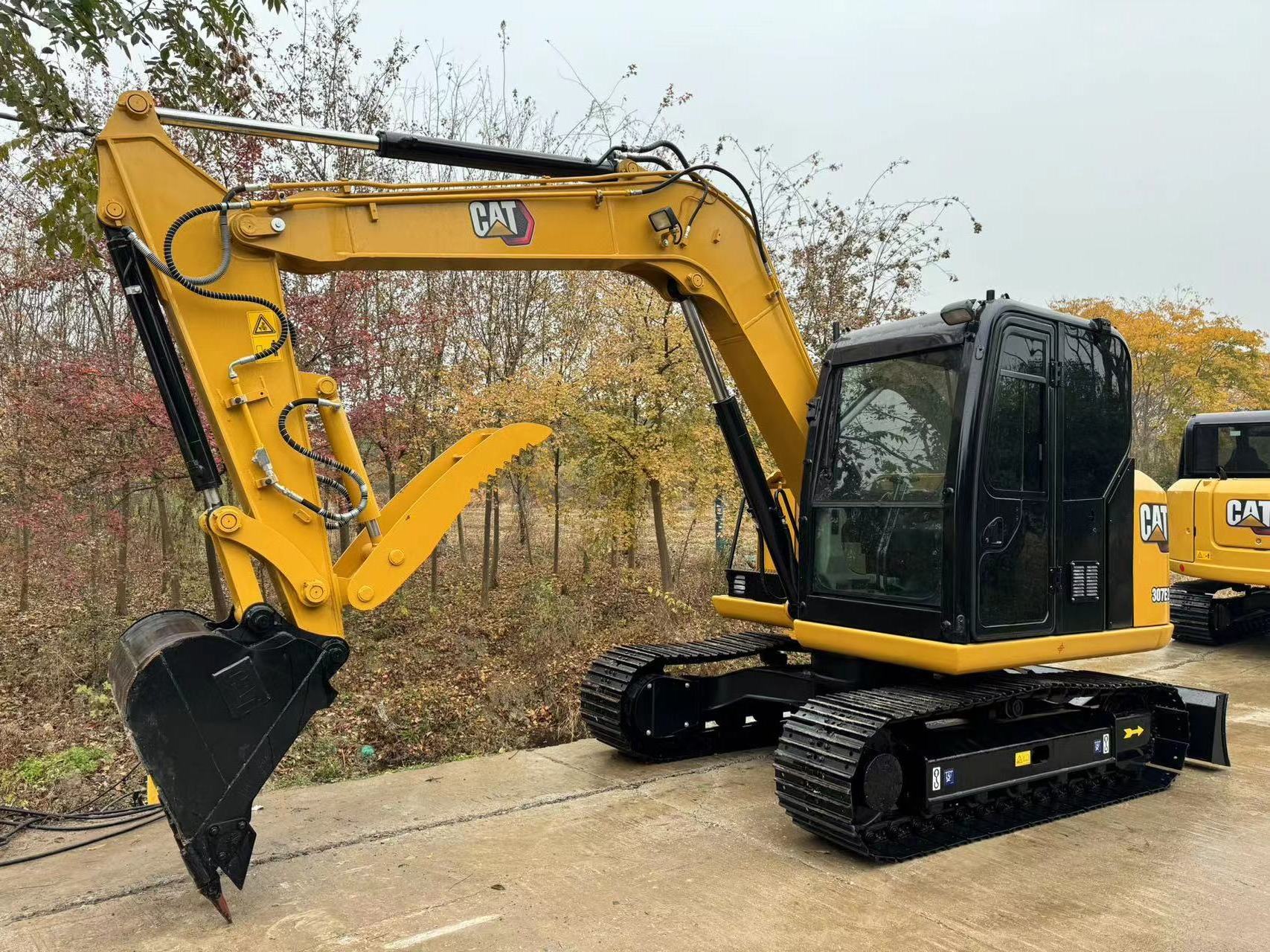 Used Cat 307E2 With Blade Hydraulic Thumb Excavator Caterpillar 307 Secondhand Crawler Digger With Competitive Price For Sale