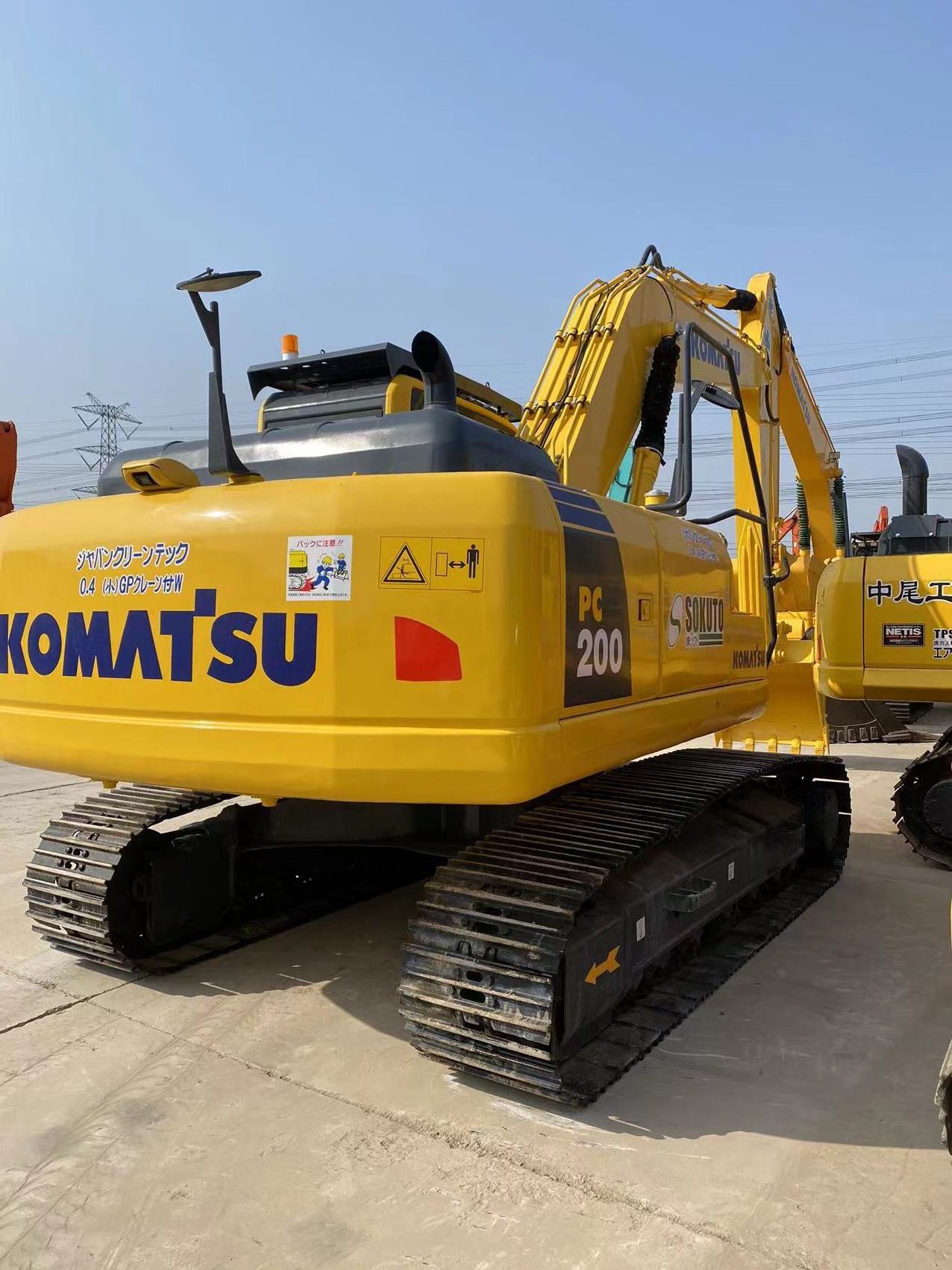 PC200-8 KOMATSU 20 Ton Crawler Excavator Komatsu Pc 200 Excavator for Sale 2022 New Provided Standard Original Paint 2018 20000