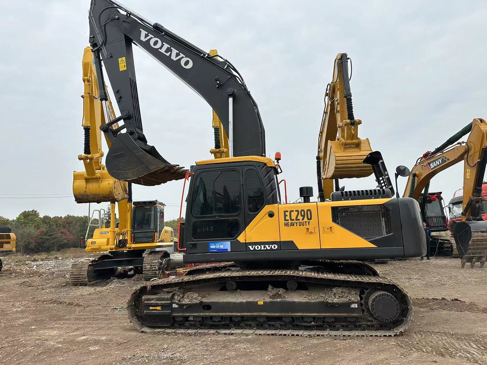 New Arrival Volvo 29 Tons Crawler Hydraulic Digger Used Excavator Price Used EC290 Large Earthwork Machine Excavator for Sale