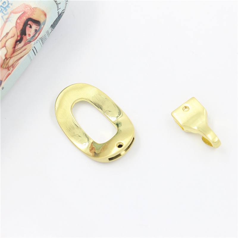 Light Gold Zinc Alloy Belt Hook Buckle DIY Jewelry Accessories