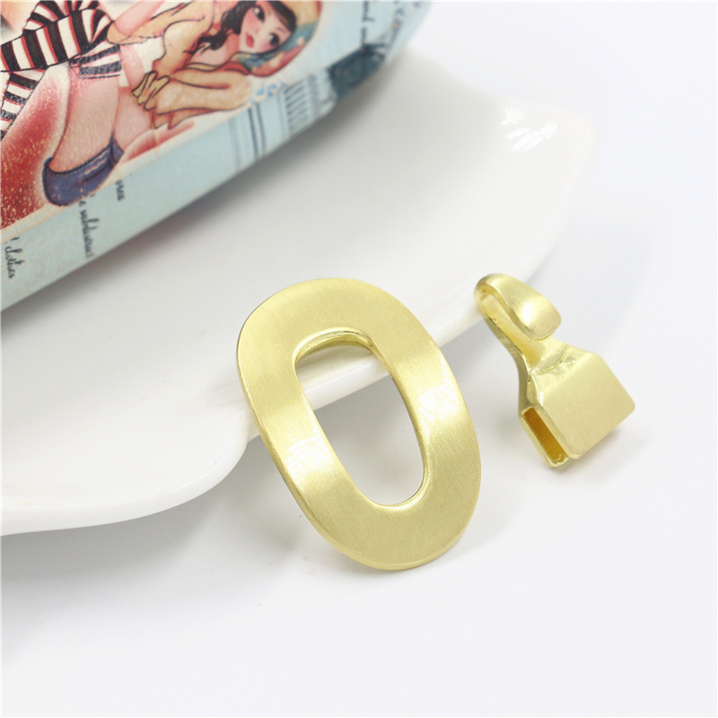 Light Gold Zinc Alloy Belt Hook Buckle DIY Jewelry Accessories