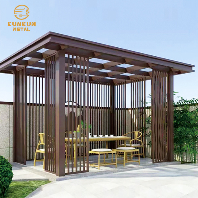 Fence column base porch railing landscape pavilion bracket kit supporting pavilion column pavilion bracket Aluminium gazebo