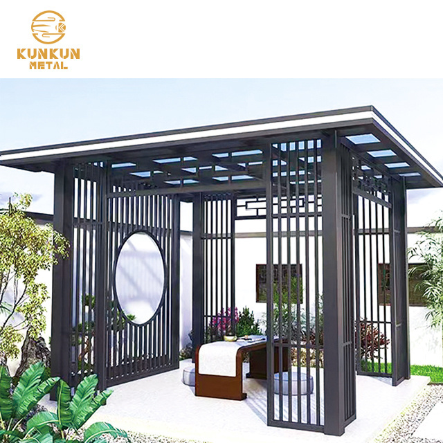 Fence column base porch railing landscape pavilion bracket kit supporting pavilion column pavilion bracket Aluminium gazebo