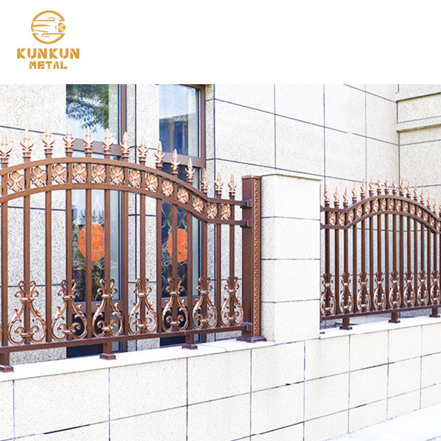 Customized Metal Screen Steel Swimming Pool Fencing Villa Garden Fence Decoration Laser Cut Aluminum Fence