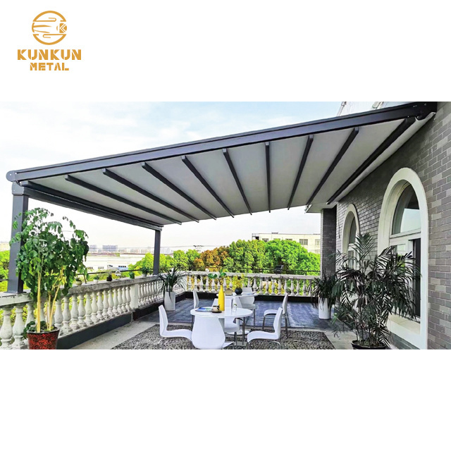 Best Price Electric Full Box Retractable Sun Shade Awning Windproof Cassette Motorized Window Door Canopy Awning Outdoor