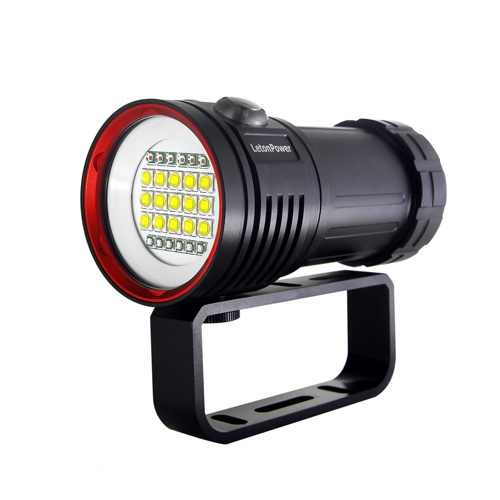 10000 lumens high-end LED scuba diving photography searchlight hunting light night diving flashlight special light