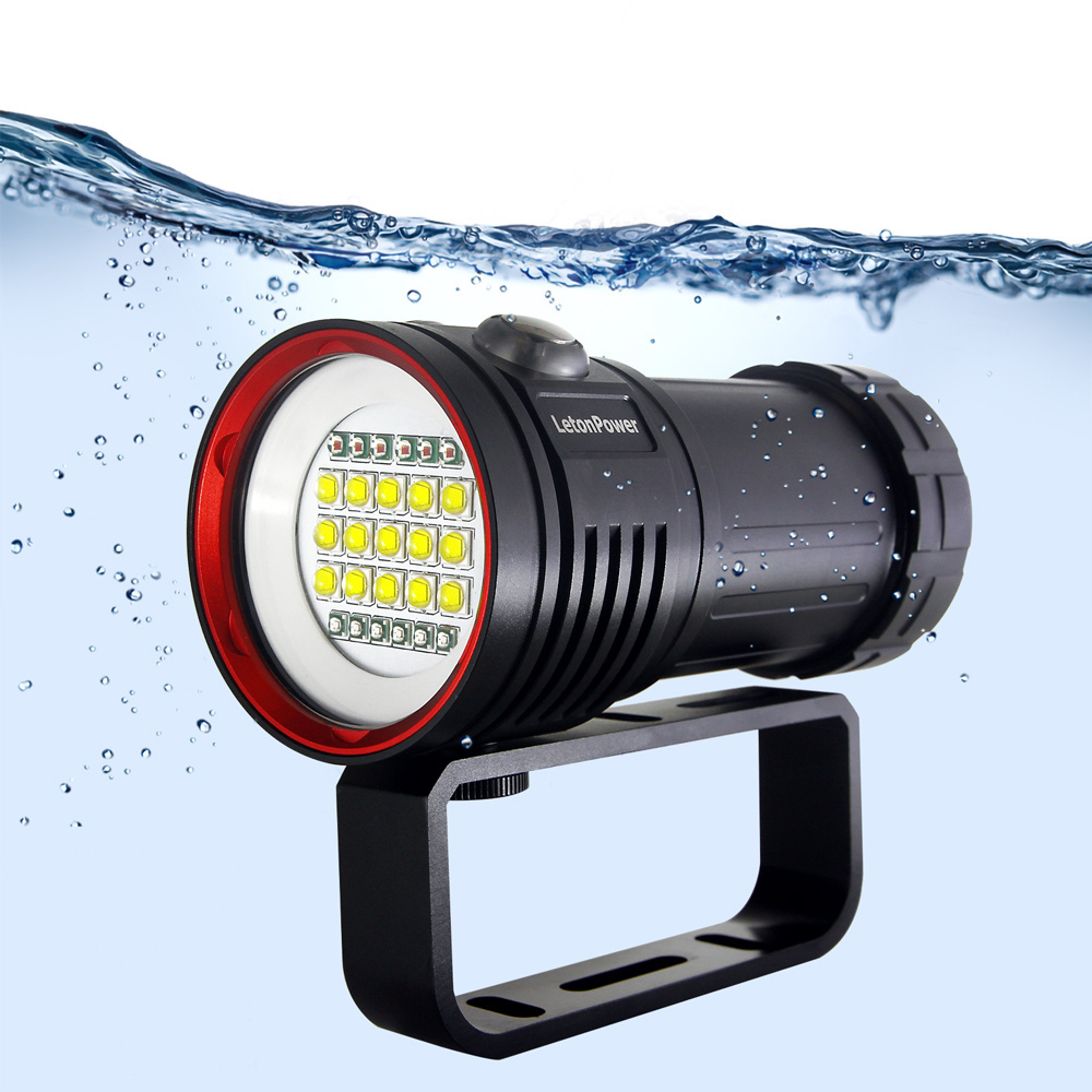 10000 lumens high-end LED scuba diving photography searchlight hunting light night diving flashlight special light