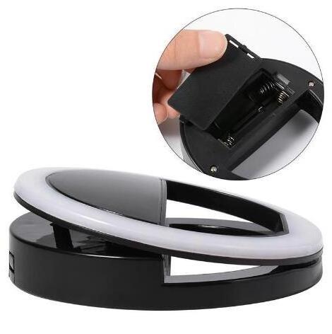 36 LED Camera Selfie Ring Light for Smartphone High Quality Portable Smart Battery Box Android & iOS Compatible Promotion Price