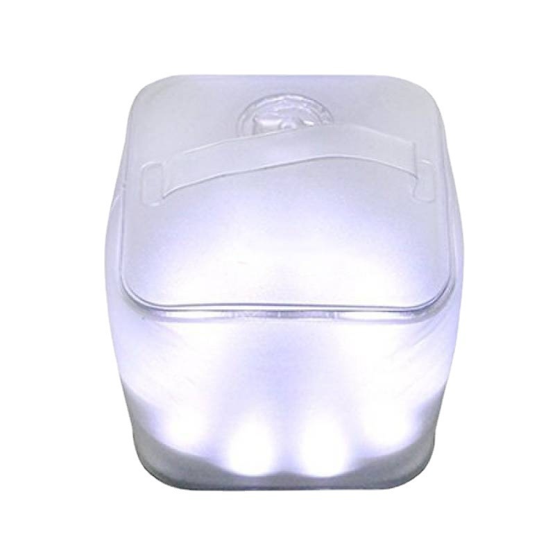 Portable Foldable Square Solar Inflatable Lanterns For Camping Emergency Light