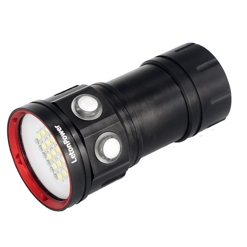 Diving Flashlight Waterproof Diving Light Outdoor Underwater Diving Light LED Industrial Rechargeable Battery IP68 Ni-mh 85 0.7