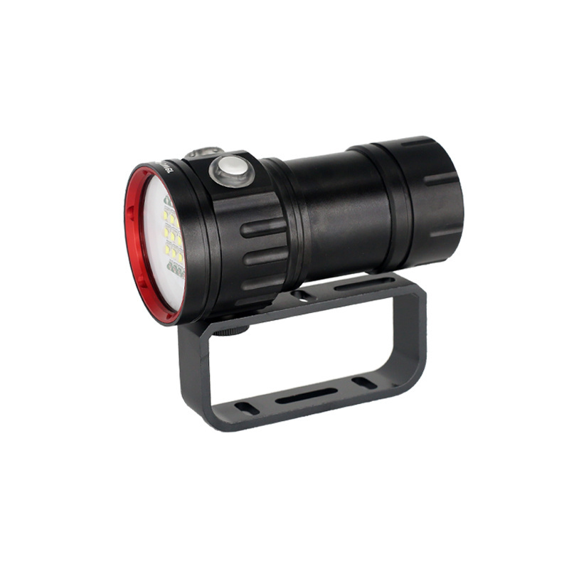 Diving Flashlight Waterproof Diving Light Outdoor Underwater Diving Light LED Industrial Rechargeable Battery IP68 Ni-mh 85 0.7