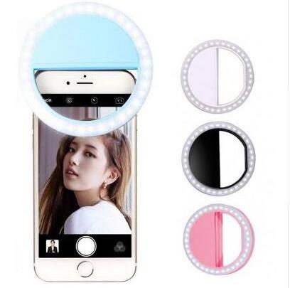 36 LED Camera Selfie Ring Light for Smartphone High Quality Portable Smart Battery Box Android & iOS Compatible Promotion Price