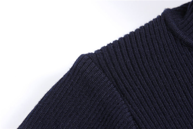 Winter Thick Warm Cashmere Sweater Men Turtleneck Mens Sweaters Slim Fit Pullover Men Classic Wool Knitwear