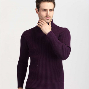 Winter Thick Warm Cashmere Sweater Men Turtleneck Mens Sweaters Slim Fit Pullover Men Classic Wool Knitwear