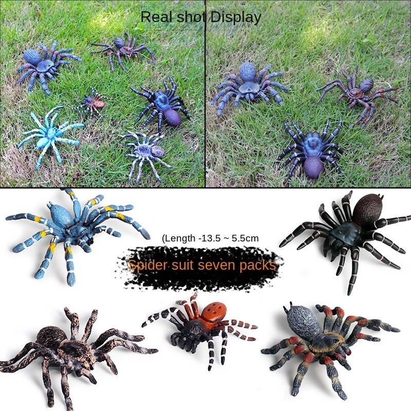 solid Insect world Spider beetle Artificial animal toy Bees Child education Dragonfly Insect sculpture Children's gift ladybug