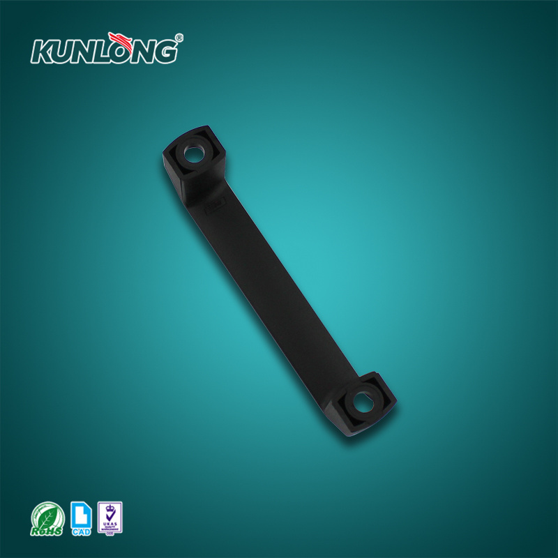 SK4-010-132A Aluminum and Plastic Pull Bar Handle for Office Building Cabinet Door