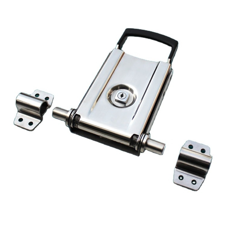 SK1-1593S Steel and Stainless Steel Truck Swing Door Handle Lock Trailer Latch