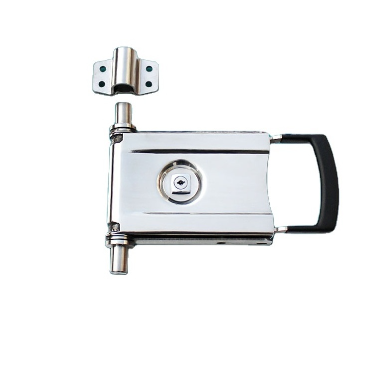 SK1-1593S Steel and Stainless Steel Truck Swing Door Handle Lock Trailer Latch