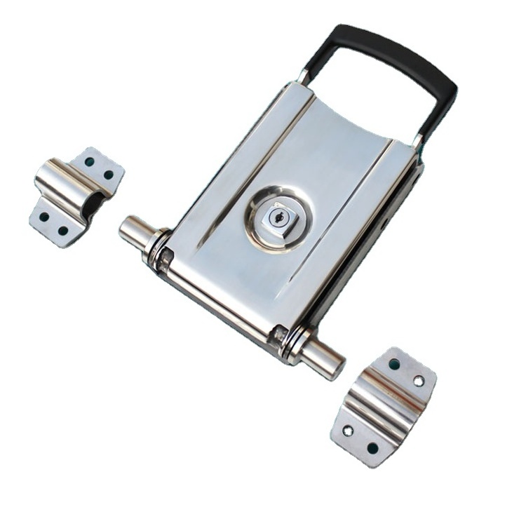 SK1-1593S Steel and Stainless Steel Truck Swing Door Handle Lock Trailer Latch