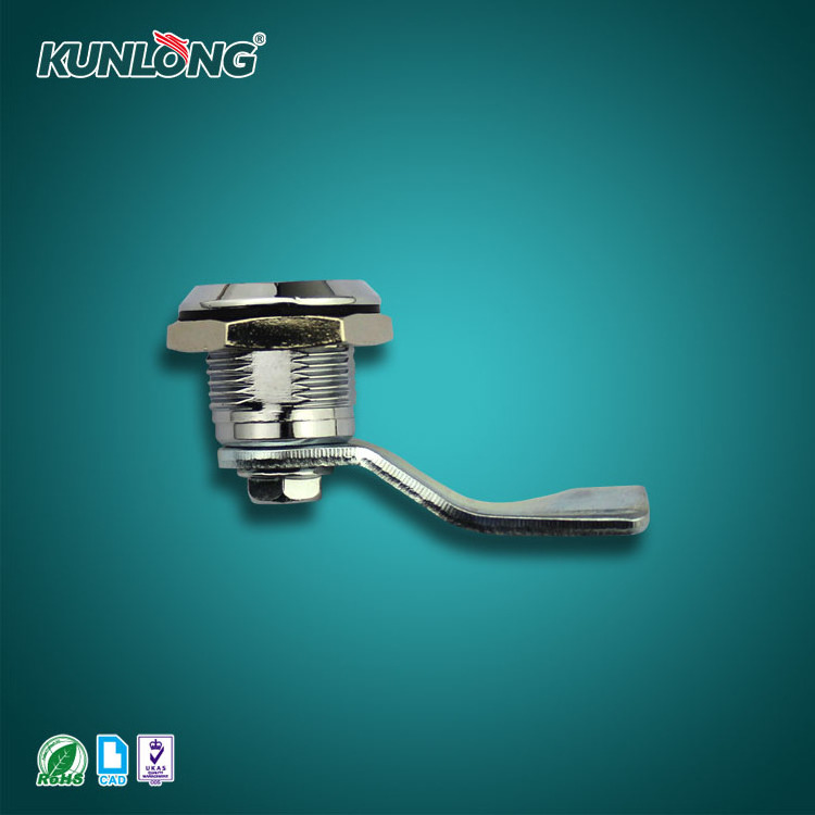 KUNLONG SK1-063-3W MK100BXS 7 Mini Cam Lock with Tubular Key for power/control box automation equipment  cabinets  latch