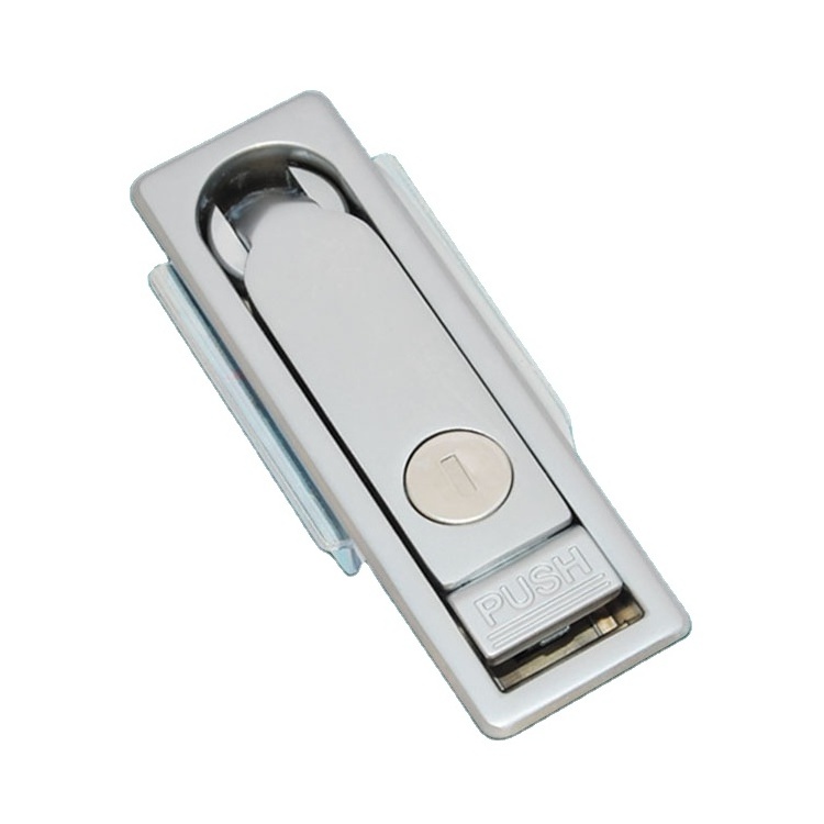 Zinc Alloy Electronic Panel Door Lock Key Server Cabinet Door Lock swing handle lock