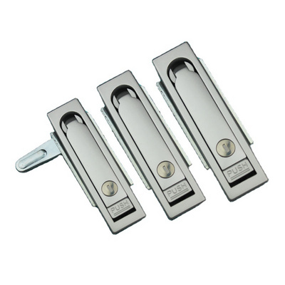 Zinc Alloy Electronic Panel Door Lock Key Server Cabinet Door Lock swing handle lock