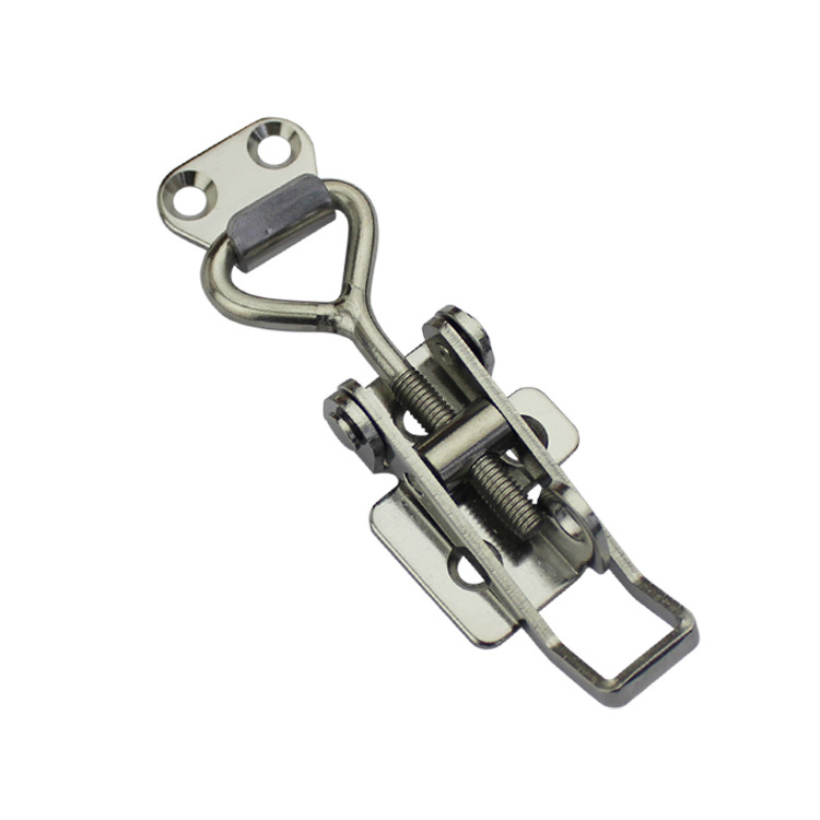 Stainless steel over center adjustable toggle  clamp latch