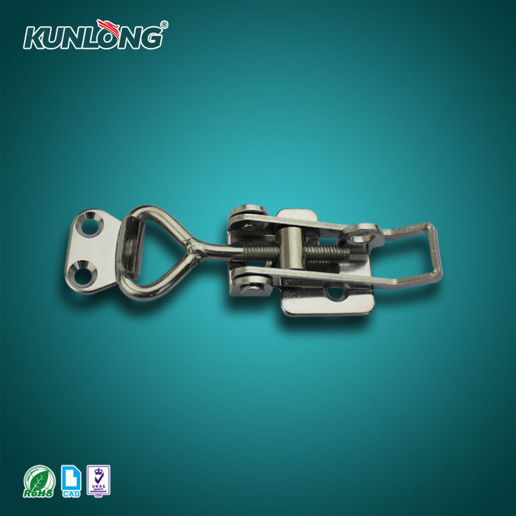 KUNLONG SK3-016-1S stainless steel/SPCC adjustable compression draw latch padlock toggle clip hasp