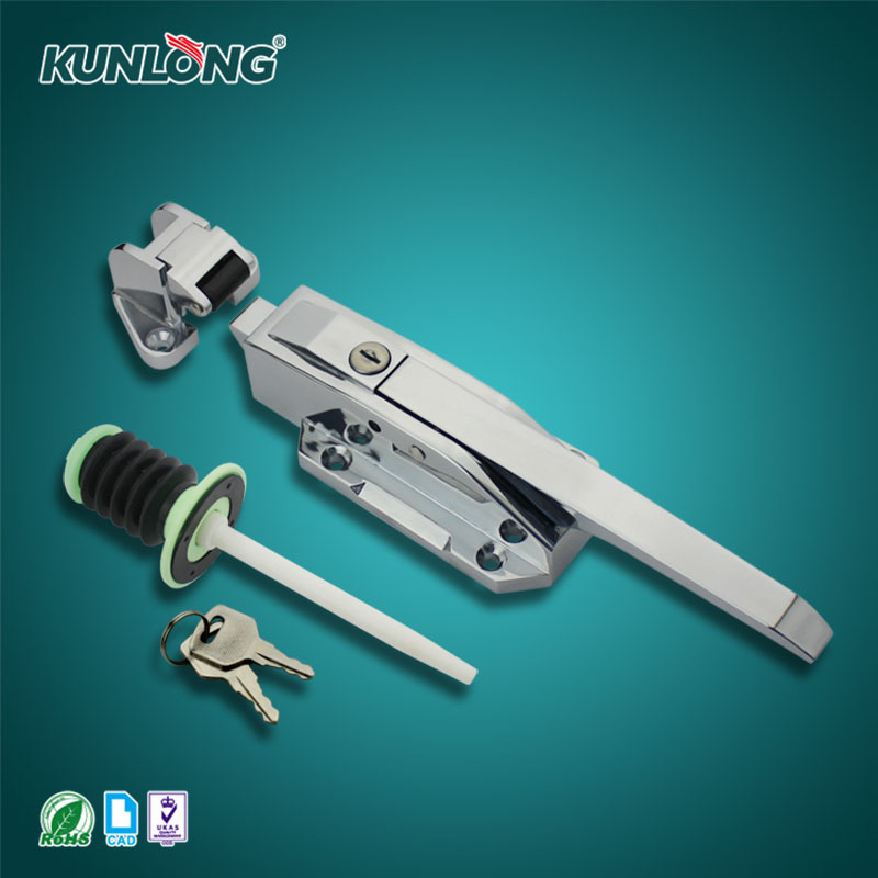 Kunlong SK1-1178 Stainless Steel Freezer Handle Locks Zinc Alloy Oven Door Latch Locks Manufactured Product