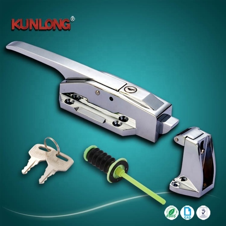 Kunlong Aluminum Refrigerator Door Handle Lock with SK1-1178