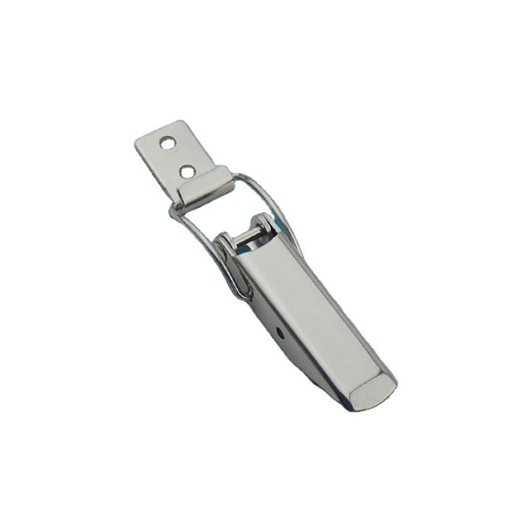 SK3-032 Heavy Duty Stainless Steel Toggle Latch Polished Finish Adjustable Plastic Lock for Door Galvanized Hook Packed Polybag