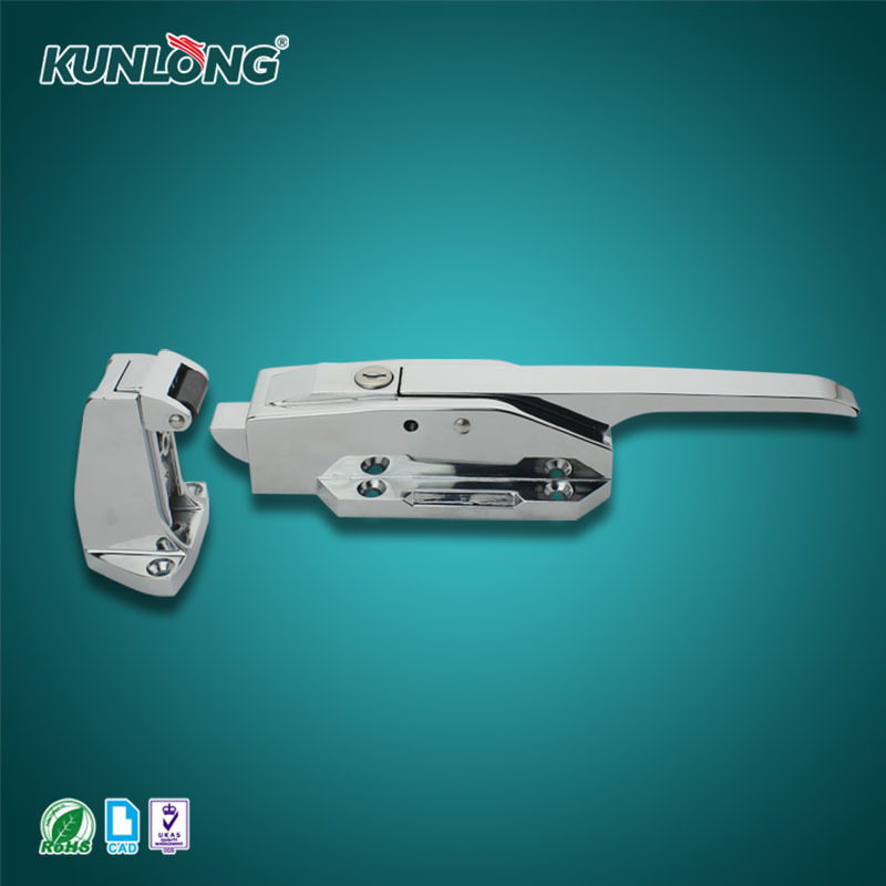 SK1-1178 Kunlong manufacture Stainless steel Freezer Handle locks Zinc Alloy Oven Door Handle Latch locks