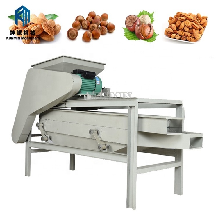 Hazelnut Peeling Apricot Kernel Pecan Cracking Processing Machine