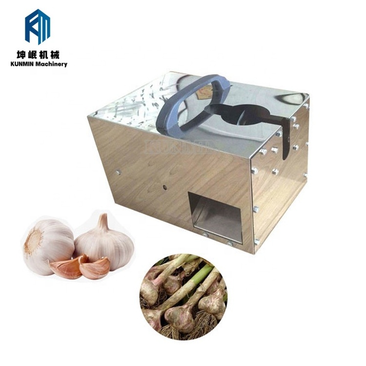 Long Working Life Onion Stem And Fresh Garlic Root Cutter Removing Machine