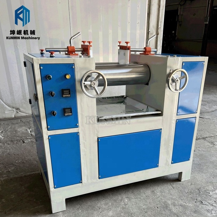 Saving The Energy And High Efficiency Two Roll Mill Rubber Kneader Mixing Roller Grinding Machine