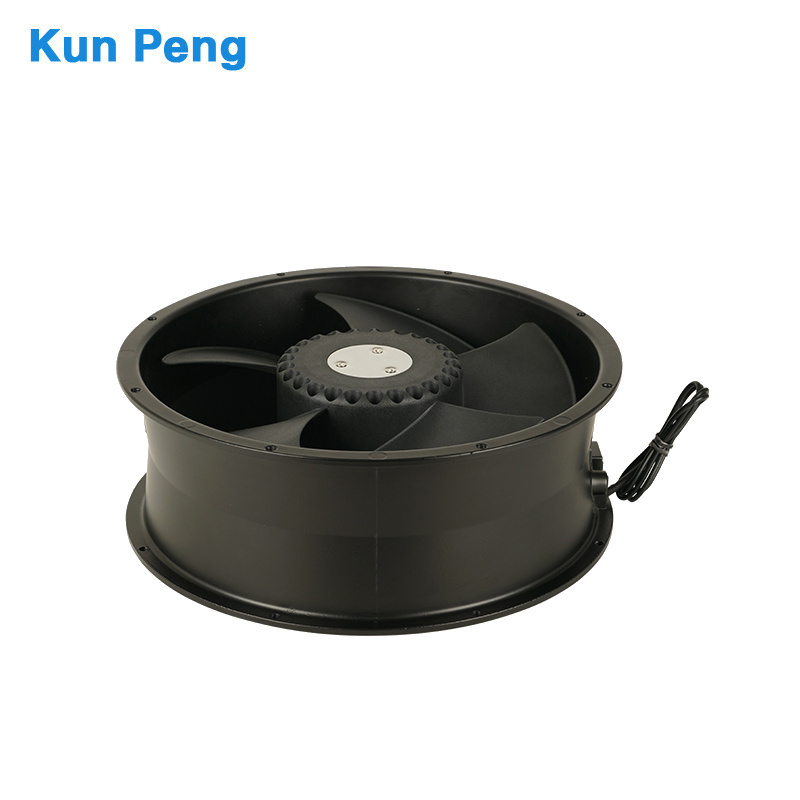 Large exhaust fan 25489 10inch high cfm round motor 48v dc brushless 50/60HZ axial flow air cooling fan