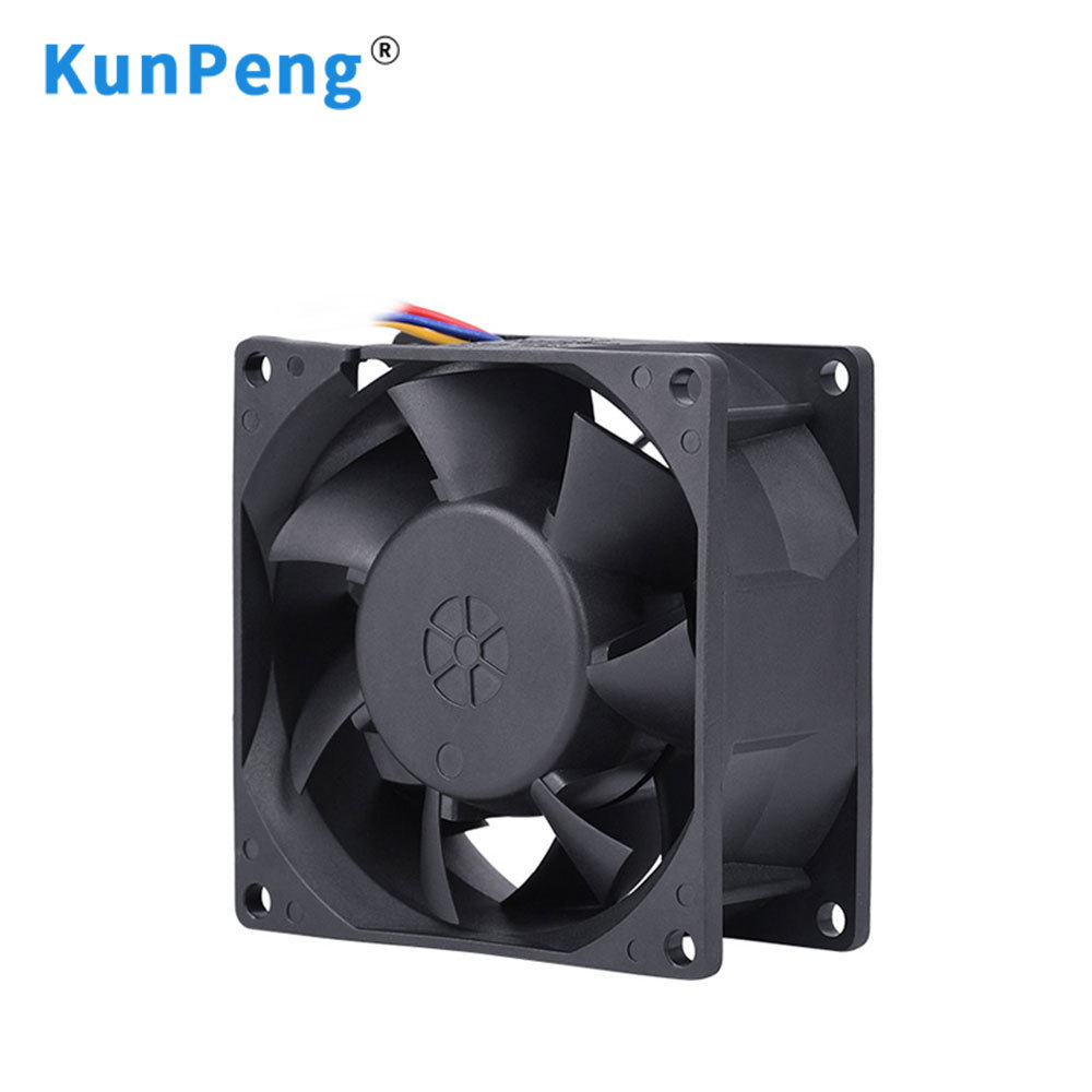 8038 80mm Ventilation Fan High CFM 80*80*38mm Brushless Dc Axial Cooling Fan 12V 24V