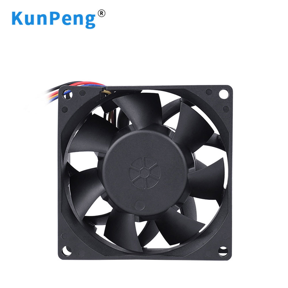 8038 80mm Ventilation Fan High CFM 80*80*38mm Brushless Dc Axial Cooling Fan 12V 24V