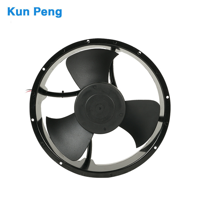 Large exhaust fan 25489 10inch high cfm round motor 48v dc brushless 50/60HZ axial flow air cooling fan