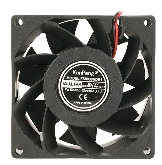 8038 80mm Ventilation Fan High CFM 80*80*38mm Brushless Dc Axial Cooling Fan 12V 24V