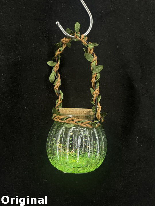 Hanging Fairy Tale Wishing Bottle Wall Hanging Art Glass Decorations for Home and Garden