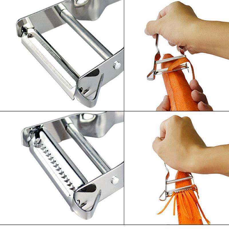 High Quality Stainless Steel Potato Cucumber Carrot Grater Julienne Peeler Vegetable Fruit Peeler Vegetable Slicer