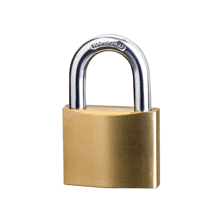 Sample available cheap price safety pad lock 20mm  Heavy Duty Brass lock copper Padlock