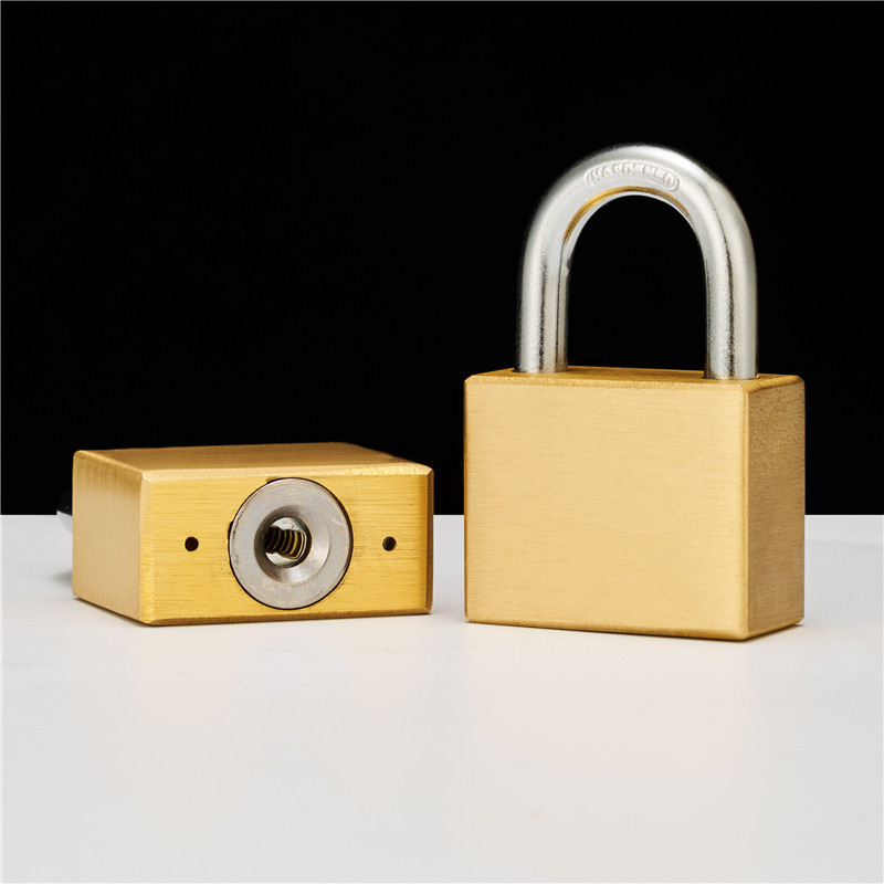 Hot Sell Multiple Size Candado Fine Workmanship Cerradura De Laton Fechadura De Latao Square Key Brass Padlock